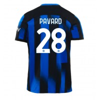 Fotballdrakt Herre Inter Milan Benjamin Pavard #28 Hjemmedrakt 2023-24 Kortermet